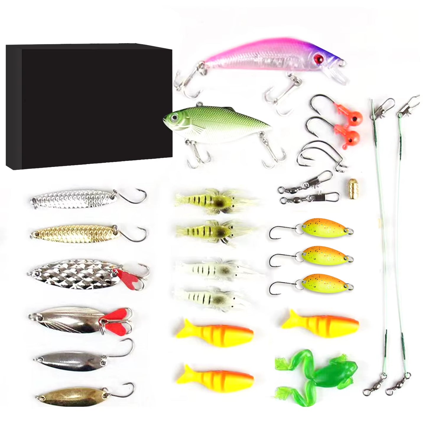 2024 Fishing Tackle Advent Calendar 24 Day Christmas Advent Calendar Fishing Tackle Box Creative Christmas Gifts Countdown