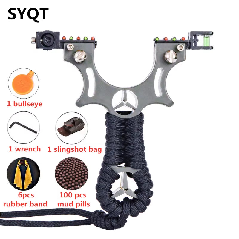 High Precision Infrared Laser Slingshot Pressureless Fast Catapult Outdoor Professional Shooting Hunting Competitive Sports Toy