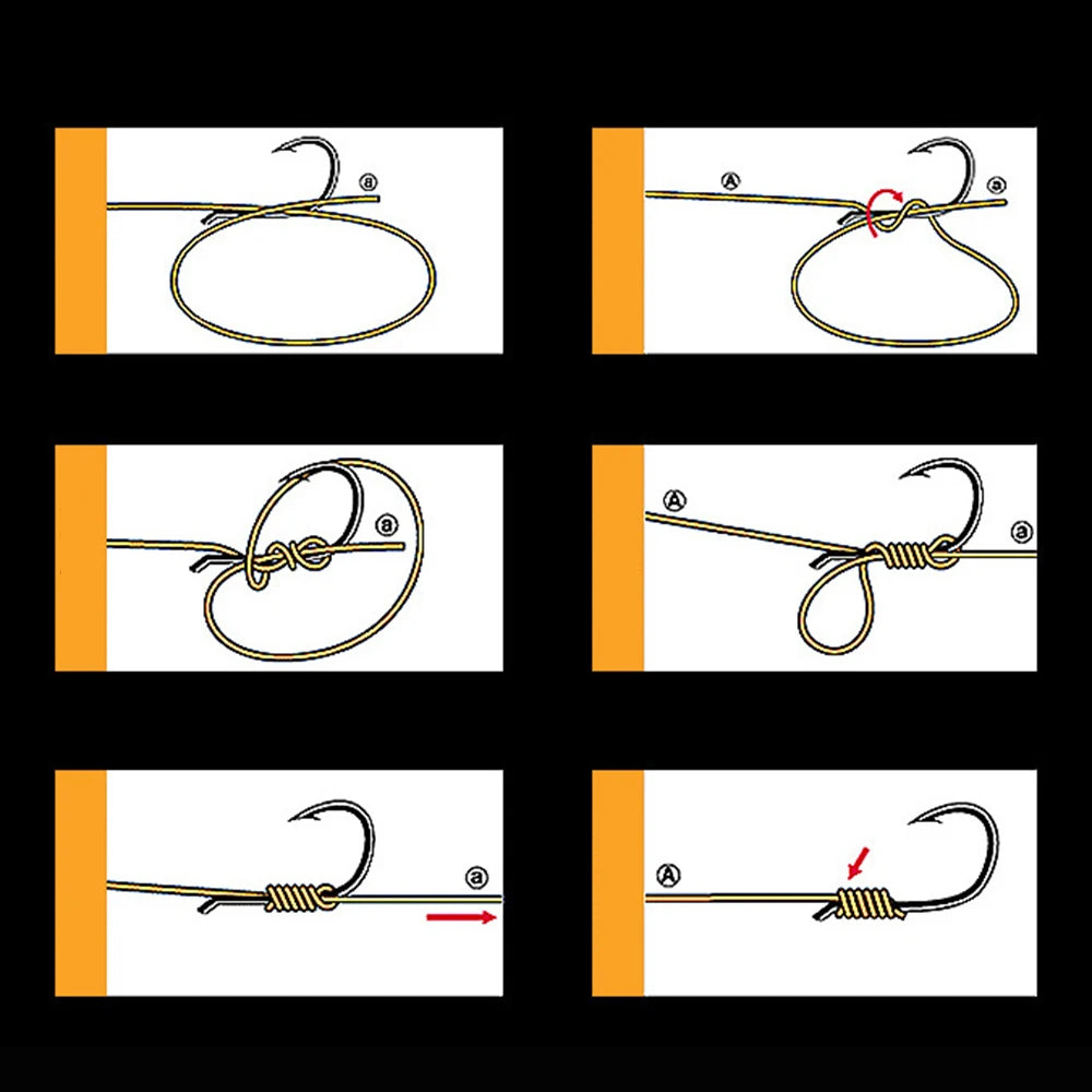 Carbon Steel Fluorescent Fishing Hooks 50Pcs Luminous Fishing Hooks Fishing Accessories