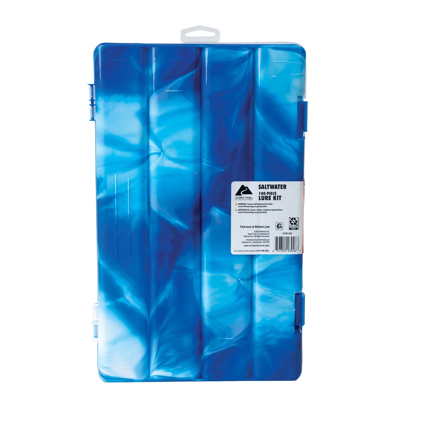 140Pc Saltwater Kit Plastic Fishing Tackle Storage Box Included. Storage Box with Included Tackle