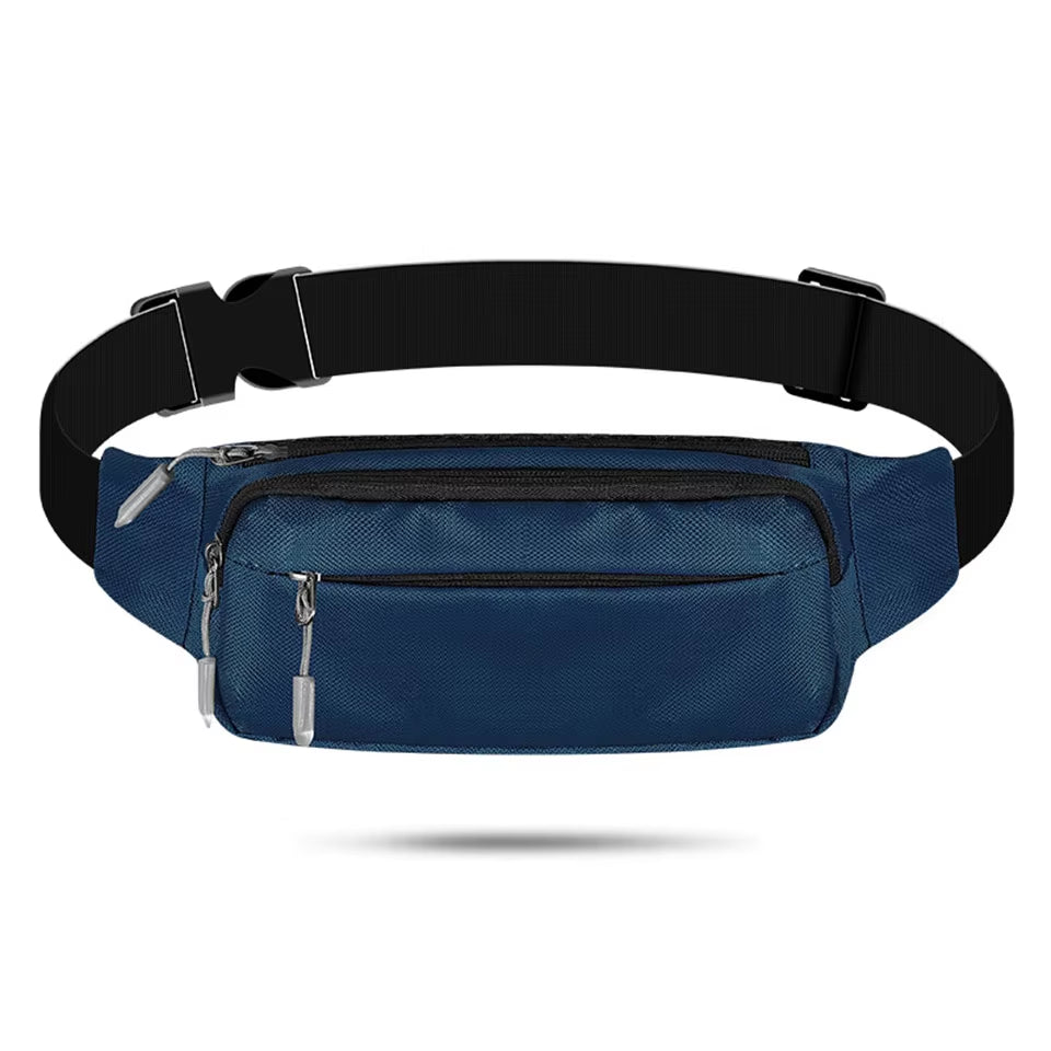 Waterproof Waist Pack Women Sports Running Waist Bag for Men Mobile Phone Holder Belt Bag Gym Fitness Travel Pouch Chest Bags