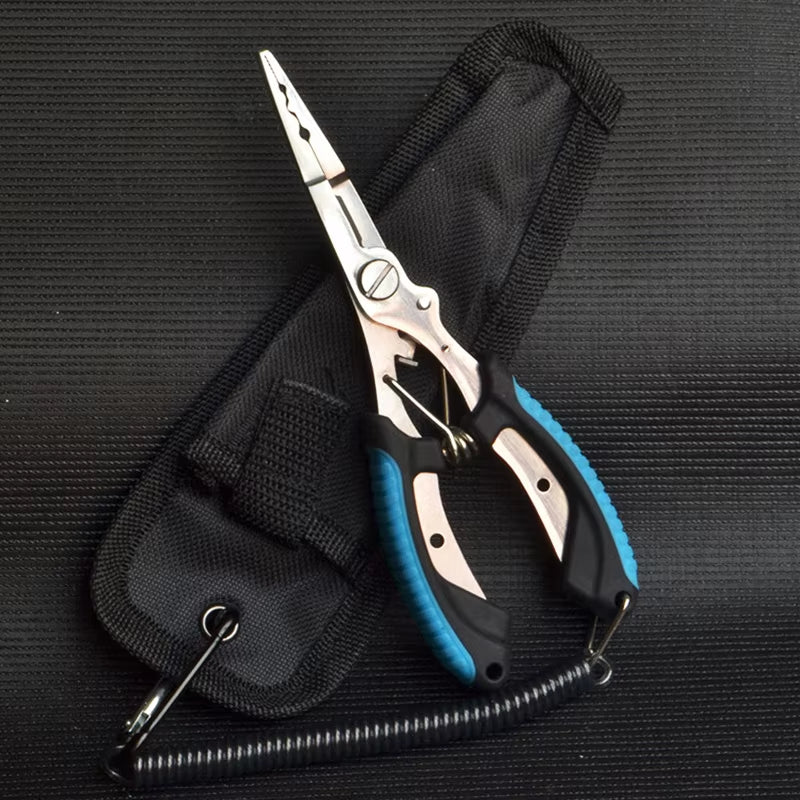 Multifunction Fishing Pliers Anti-Slip High-Strength Cut Fishing Line Fishing Tied Hooks Pliers Equipment Fishing Accessories