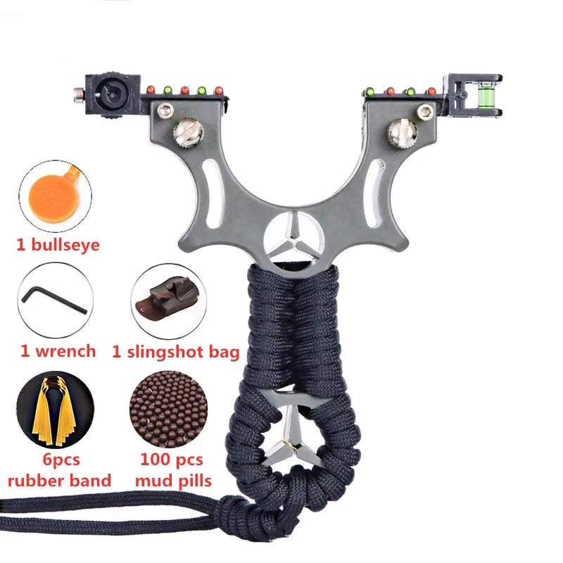 High Precision Infrared Laser Slingshot Pressureless Fast Catapult Outdoor Professional Shooting Hunting Competitive Sports Toy