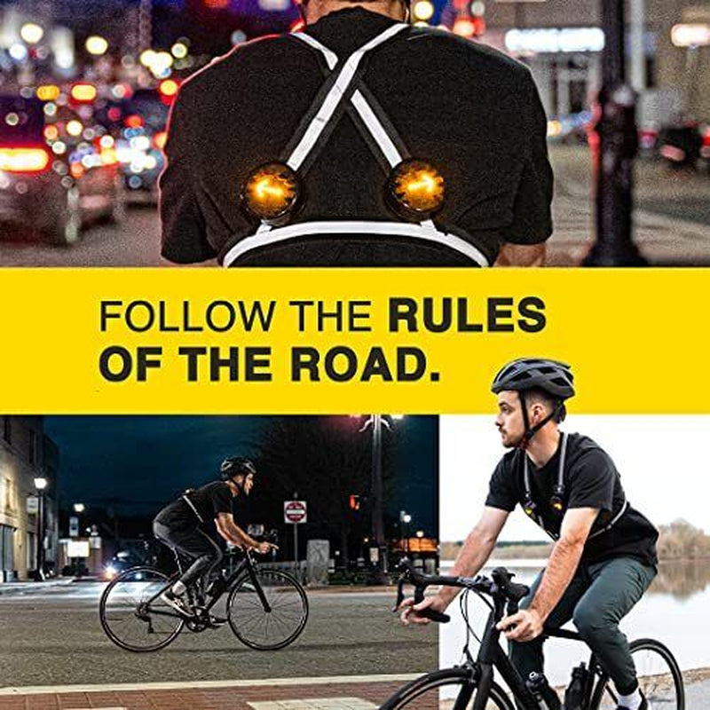 Blinkervest | High Visibility Reflective Cycling, Running, Walking Vest | LED