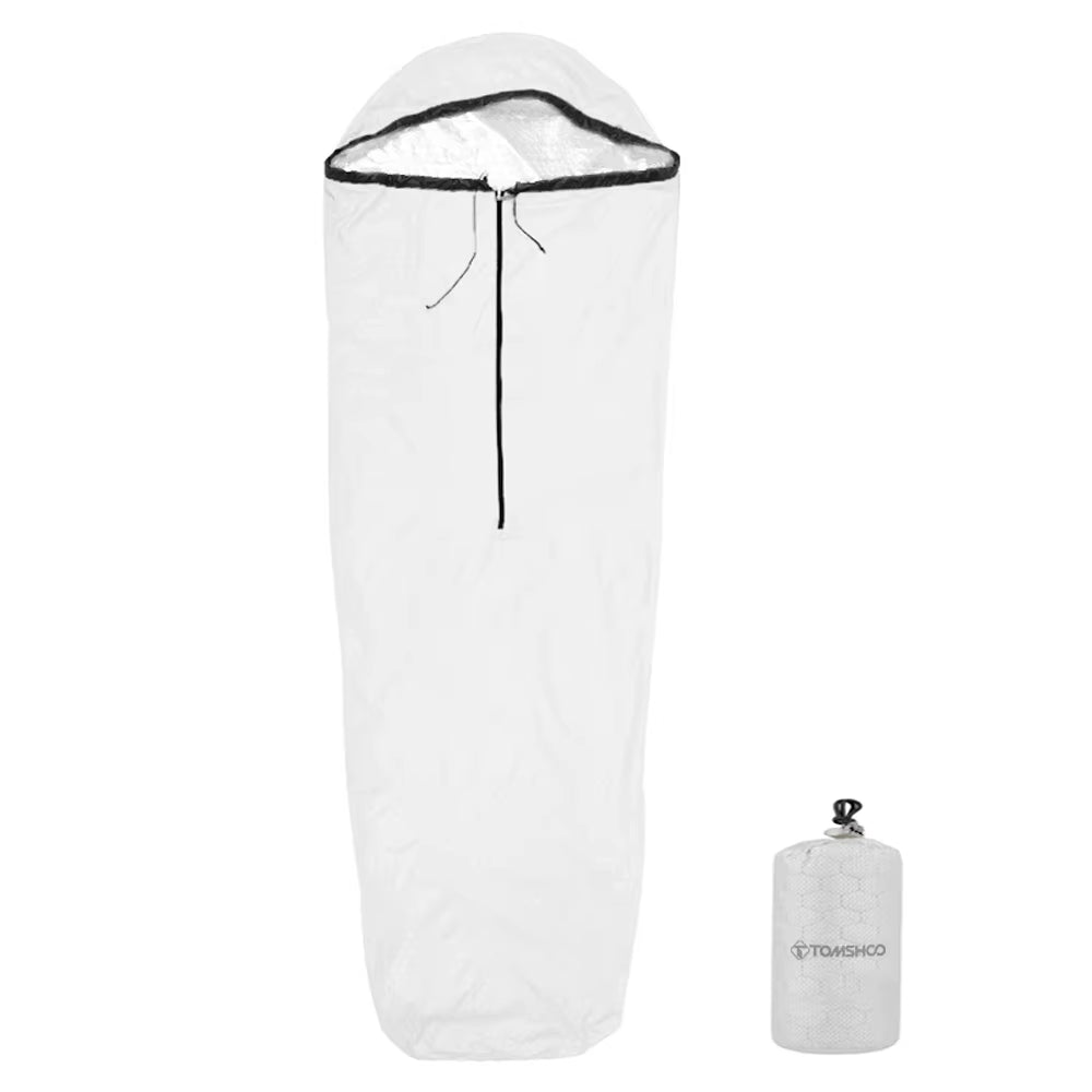 Emergency Sleeping Bag Lightweight Waterproof Thermal Sleeping Bag Survival Gear for Outdoor Hiking Camp Supplies Stuff