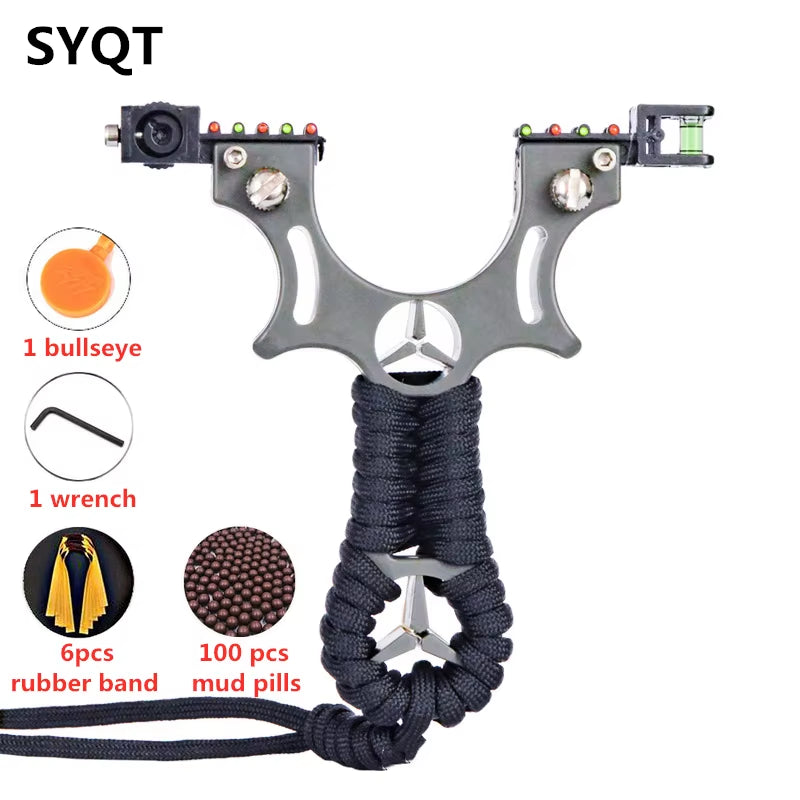 High Precision Infrared Laser Slingshot Pressureless Fast Catapult Outdoor Professional Shooting Hunting Competitive Sports Toy