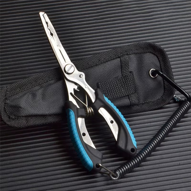 Multifunction Fishing Pliers Anti-Slip High-Strength Cut Fishing Line Fishing Tied Hooks Pliers Equipment Fishing Accessories