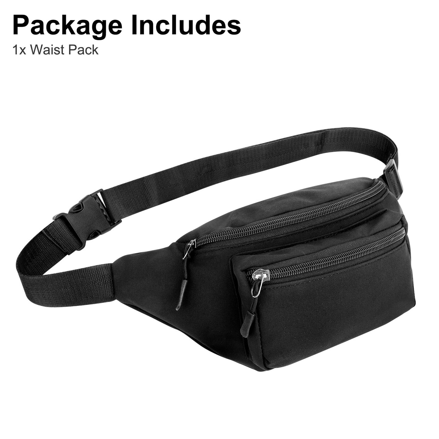 Men Women Fanny Pack Belt Waist Bag Crossbody Chest Sling Shoulder Wallet Sports