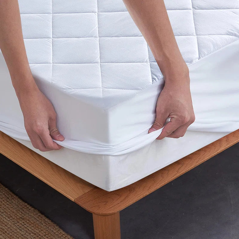 JML Bembry Premium 100% Waterproof Fitted Mattress Protector, Breathable Bed Cover Mattress Cover, Smooth Soft Washable