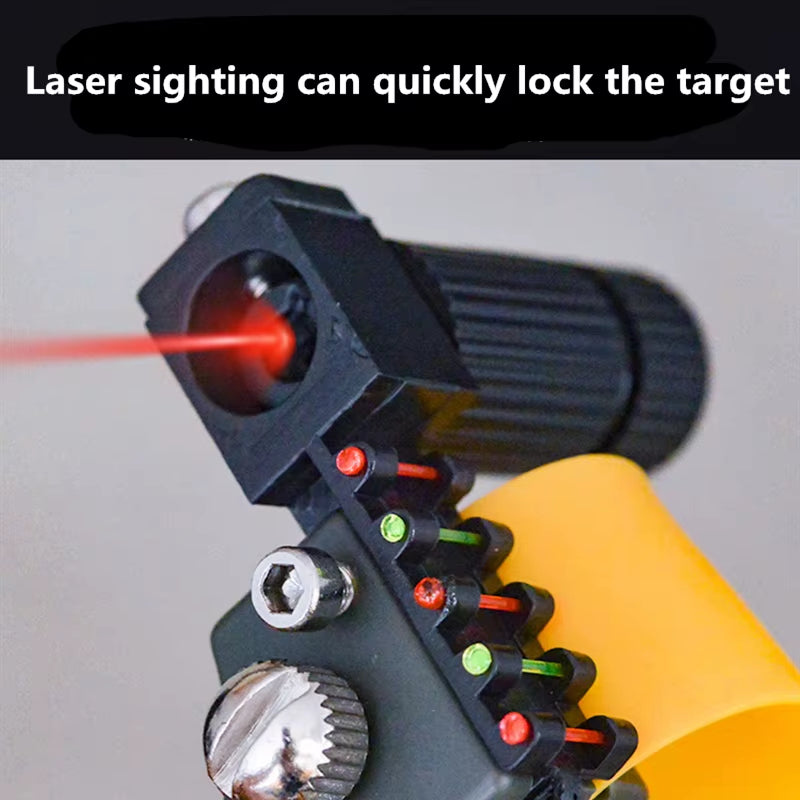 High Precision Infrared Laser Slingshot Pressureless Fast Catapult Outdoor Professional Shooting Hunting Competitive Sports Toy