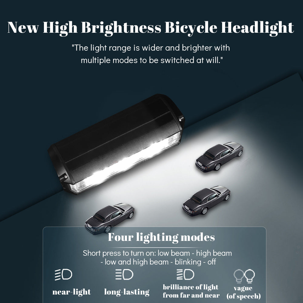 Bike Lights 900 Lumen, LED Bicycle Light with High Beam Low Beam, Best Bike Lights for Night Riding, USB-C Rechargeable Bike Headlight, Waterproof Bicycle Lights