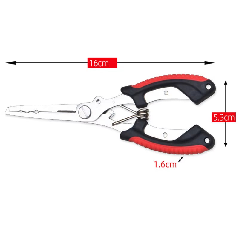 Multifunction Fishing Pliers Anti-Slip High-Strength Cut Fishing Line Fishing Tied Hooks Pliers Equipment Fishing Accessories