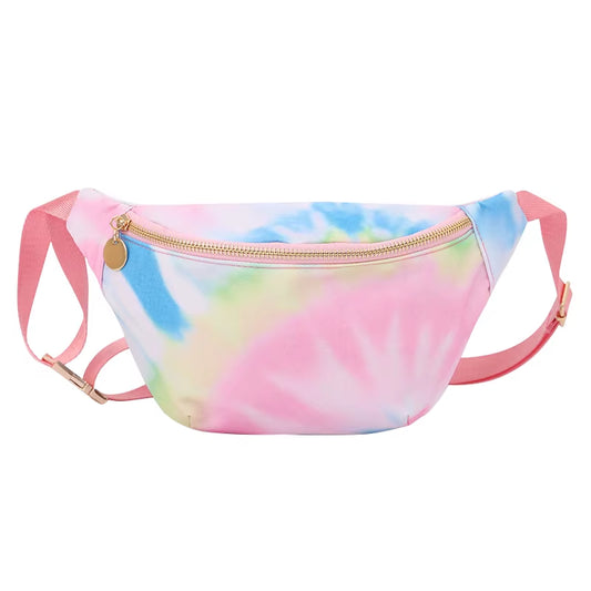 Women Fanny Pack Nylon Belt Bag Fashion Adult Waist Pack Zipper Bum Bag Adjustable Lightweight Multifunction Water-Resistant