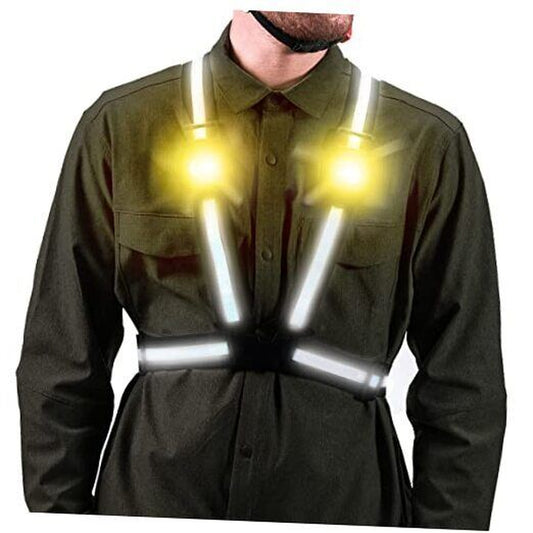Blinkervest | High Visibility Reflective Cycling, Running, Walking Vest | LED