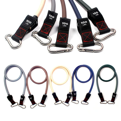 Non-Slip Fitness Stick 500LBS Elastic Bands for Fitness Pilates Bar Kit Resistance Bands Detachable Workout Bar Exercise Bands