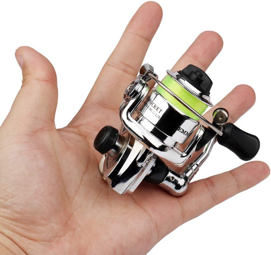 Fishing Rod Reel Combo Mini Pen Fishing Pole Kit Telescopic Fishing Rod Spinning Reel Combo Kit