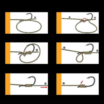 Carbon Steel Fluorescent Fishing Hooks 50Pcs Luminous Fishing Hooks Fishing Accessories