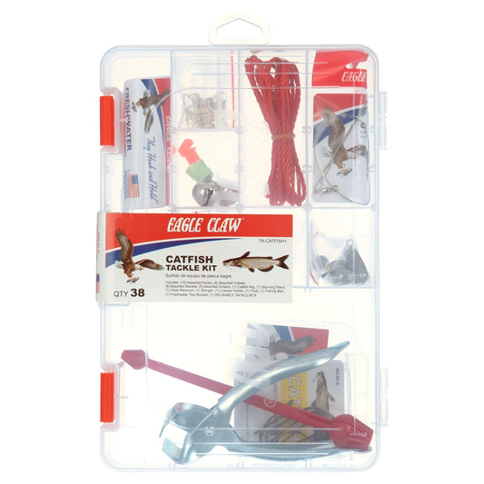 Catfish Tackle Kit, 38 Pieces of Assorted Tackle
