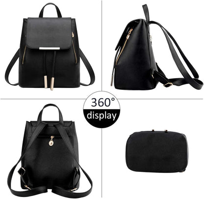 Womens Fashion Travel Backpack Mini Purses Bag Cute Rucksack Multipurpose Shoulder Bag