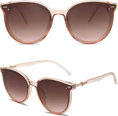 Sunglasses Womens Trendy 2025 Classic round Retro Vintage Shades Large Frame Sunnies SJ2067