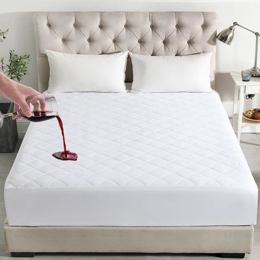 JML Bembry Premium 100% Waterproof Fitted Mattress Protector, Breathable Bed Cover Mattress Cover, Smooth Soft Washable