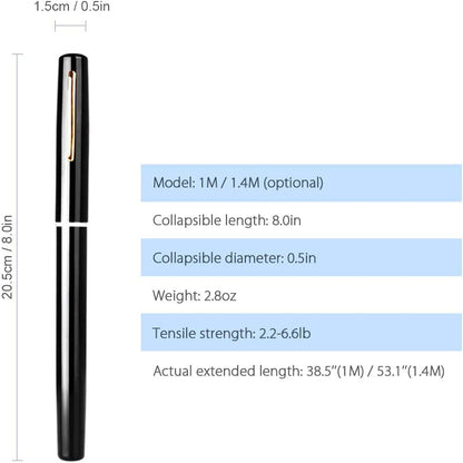 Fishing Rod Reel Combo Mini Pen Fishing Pole Kit Telescopic Fishing Rod Spinning Reel Combo Kit