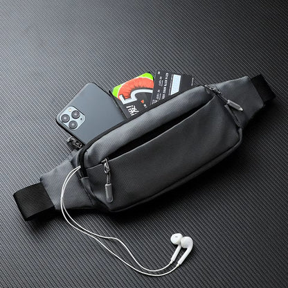 Waterproof Waist Pack Women Sports Running Waist Bag for Men Mobile Phone Holder Belt Bag Gym Fitness Travel Pouch Chest Bags