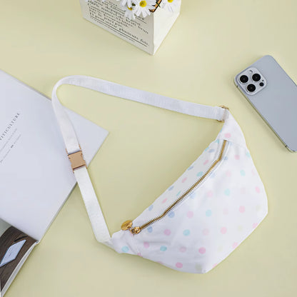 Women Fanny Pack Nylon Belt Bag Fashion Adult Waist Pack Zipper Bum Bag Adjustable Lightweight Multifunction Water-Resistant
