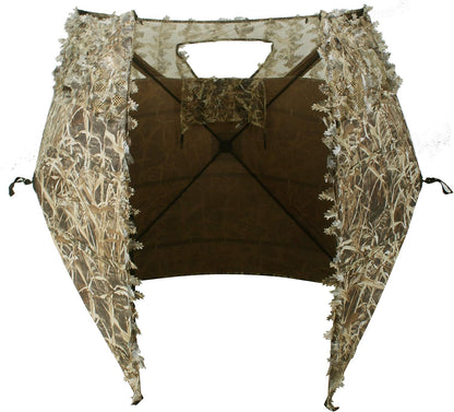 Pop up Ground Blind for Deer Duck Turkey Hunting Portable Quick Setup Lightweight Green/Brown/Dry Grass Ground Peg Included