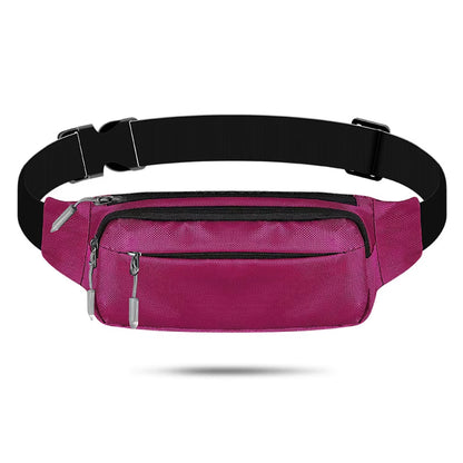 Waterproof Waist Pack Women Sports Running Waist Bag for Men Mobile Phone Holder Belt Bag Gym Fitness Travel Pouch Chest Bags