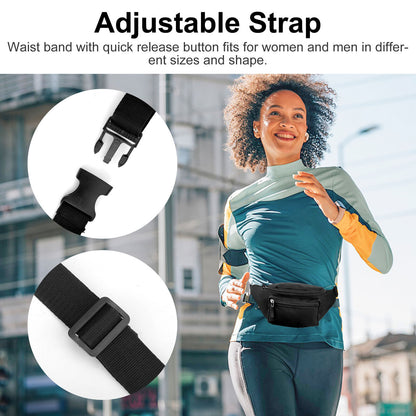 Men Women Fanny Pack Belt Waist Bag Crossbody Chest Sling Shoulder Wallet Sports