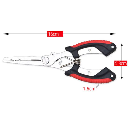 Multifunction Fishing Pliers Anti-Slip High-Strength Cut Fishing Line Fishing Tied Hooks Pliers Equipment Fishing Accessories