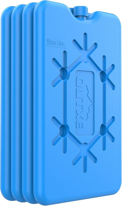 Ice Packs for Lunch Box - Reusable Ultra-Thin Freezer Packs - Long-Lasting Cool Packs for Coolers, Keep Food Fresh and Cold in Lunch Boxes and Breastmilk Bags