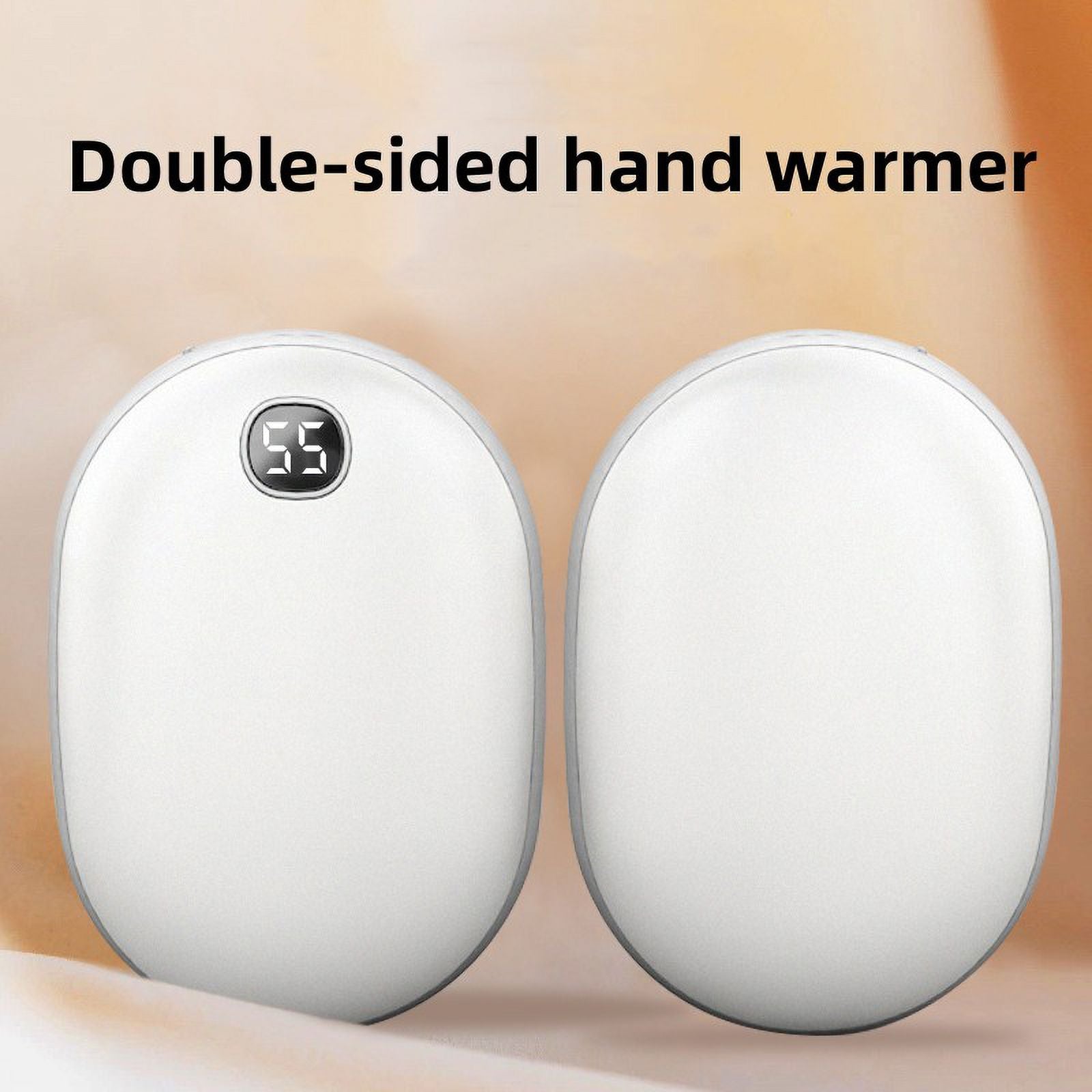 Hand Warmers Rechargeable, Portable Electric Hand Warmer 10000Mah USB Power Bank with Digital Screen, Great for Outdoor, Camping, Hiking