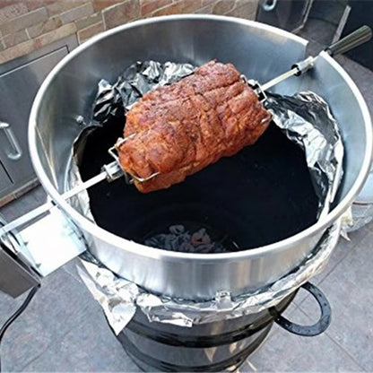 Portable BBQ Rotisserie Forks Stainless Steel Spit BBQ Forks Charcoal Chicken Grill Roast Meat BBQ Fork Tool